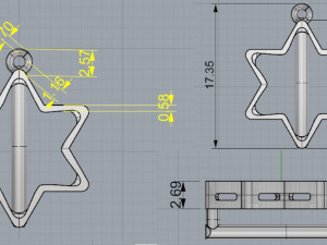 Wisiorek Model do druku 3D