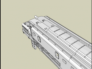 Locomotora Renfe 7200 cocodrilo N escala Model do druku 3D