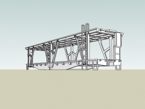 Flat Car SLSF -N escala 3D-Modell