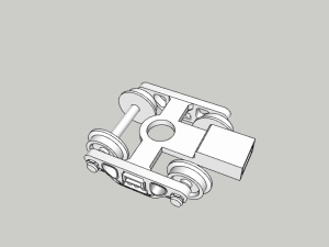 Bogie - N scala Model 3D