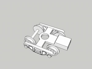 Bogie - N escala Modelo 3D