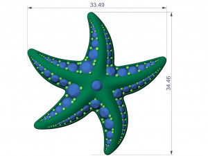 Star of Love Stella 3D Print Model