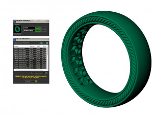 Gold wedding band 3D Print Model