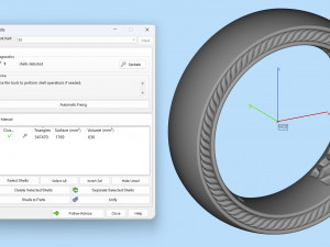Gold wedding band 3D Print Model