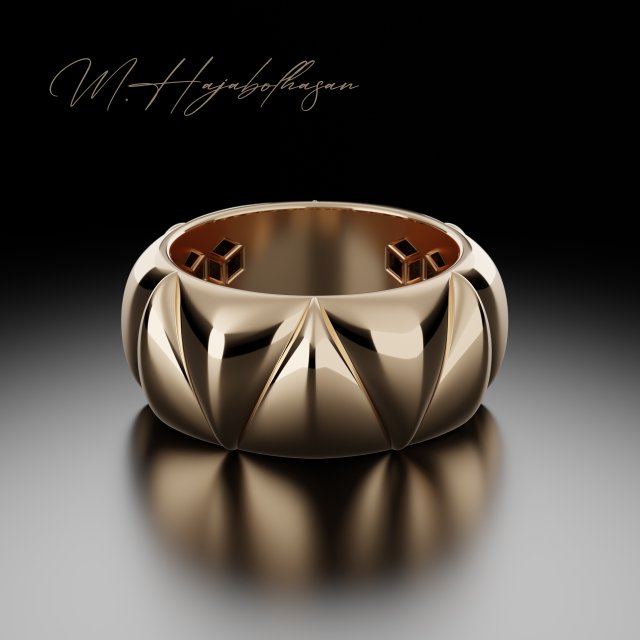 Celestial Harmony Ring Model Cetak 3D .c4d .max .obj .3ds .fbx .stl .blend 