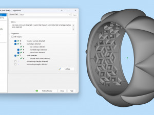 Celestial Harmony Ring Model Cetak 3D