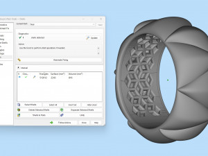 Celestial Harmony Ring Model Cetak 3D