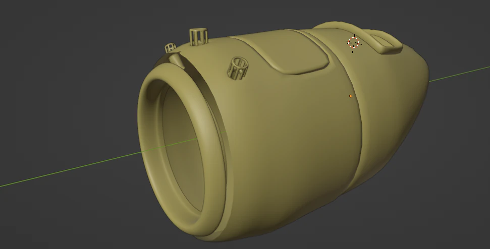 Plane body 3D Model .c4d .max .obj .3ds .fbx .stl .blend 