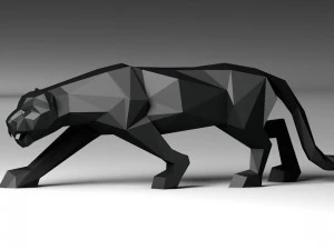 Black panther 3D Model