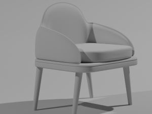 Armchair Basic Lux 3Dモデル