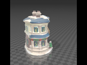 Ceramic Restaurant - Christmas Village Collection 3D Model