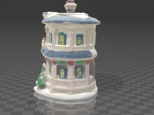 Ceramic Restaurant - Christmas Village Collection 3D Model
