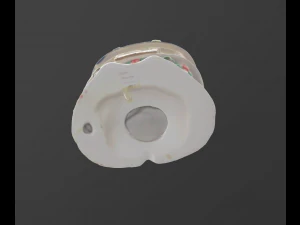 Ceramic Restaurant - Christmas Village Collection 3D Model