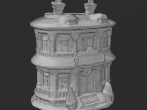 Ceramic Restaurant - Christmas Village Collection 3D Model