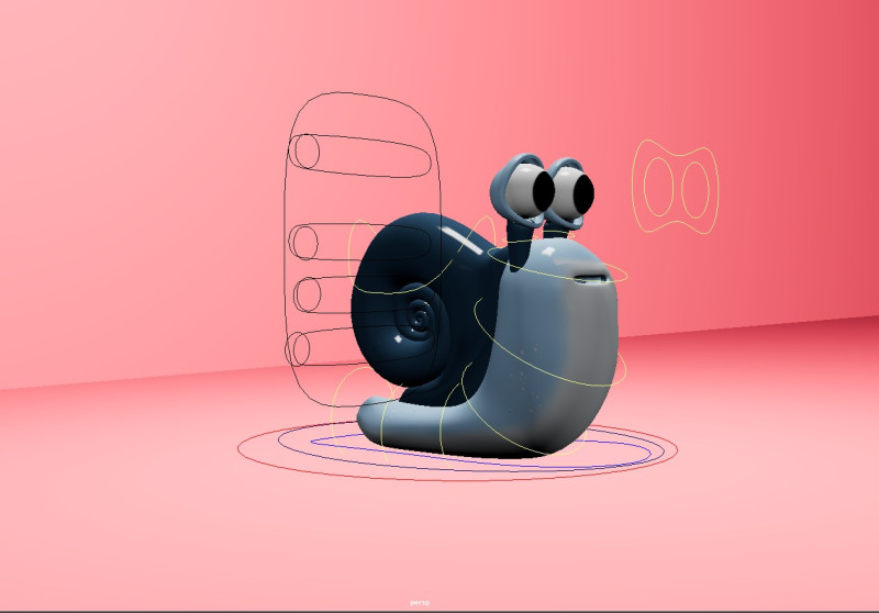 SNAIL 3D Модель .c4d .max .obj .3ds .fbx .stl .blend 