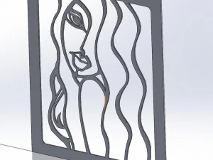 041001 Fine art CNC-g-code 3D Model