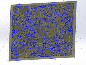 242003 DXF FILE Fine art CNC g code No Polyline Pattern Art Panel Laser Cut Plasma Router 3D Model