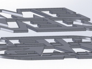 4 DXF File CNC Industrial Laser Cut Plasma Router Water GAME PANEL Nr0020 Model 3D