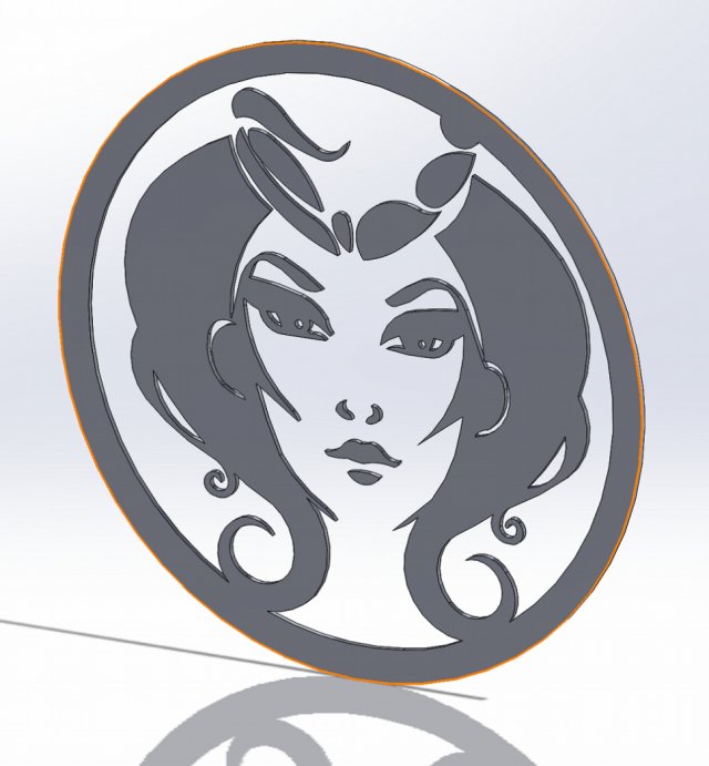 12 DXF File CNC g-code Industrial Laser Cut DECORATIVE PANEL ZODIAC1 Plasma Nr0030 Modelo 3D .c4d .max .obj .3ds .fbx .stl .blend 