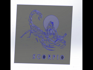12 DXF File CNC g-code Industrial Laser Cut Router PANEL plasma ZODIAC 2 BEST NR0031 3D Model