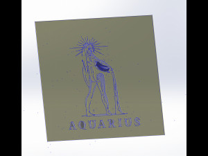12 DXF File CNC g-code Industrial Laser Cut Router PANEL plasma ZODIAC 2 BEST NR0031 3D Model