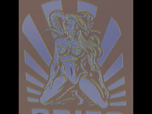 10 DXF File CNC g-code Industrial Laser Cut PANEL plasma router ZODIAC 3 BEST Nr0032 3D Model
