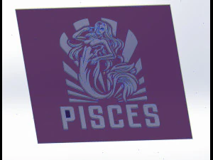 10 DXF File CNC g-code Industrial Laser Cut PANEL plasma router ZODIAC 3 BEST Nr0032 3D Model
