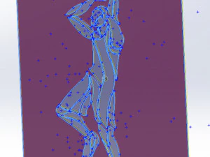 11 DXF-bestand CNC g-code industri&euml;le lasergesneden SPORT BASKETBAL Vinil PANEL Nr0051 3D Model