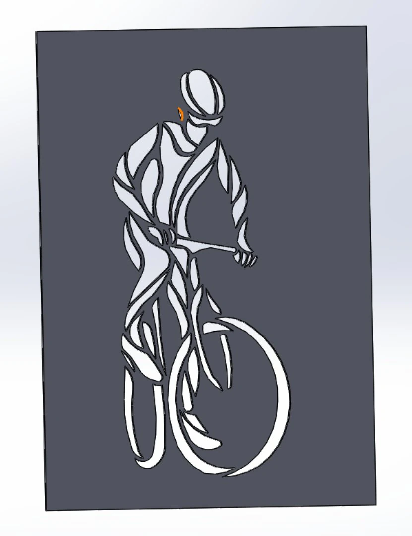 6 DXF File CNC gcode Industrial Laser Cut plasma SPORT CYCLING BICYCLE Nr0052 3D Model .c4d .max .obj .3ds .fbx .stl .blend 