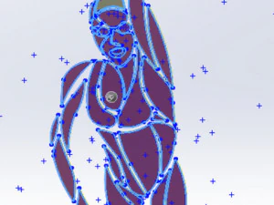 11 DXF File CNC gcode Industrial Laser Cut plasma router SPORT SWIMMING Nr0054 3D Model