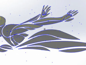 11 DXF File CNC gcode Industrial Laser Cut plasma router SPORT SWIMMING Nr0054 3D Model