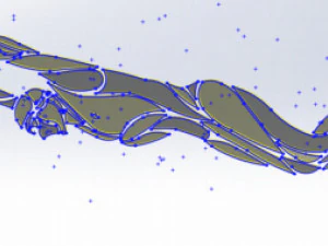 11 DXF File CNC gcode Industrial Laser Cut plasma router SPORT SWIMMING Nr0054 3D Model