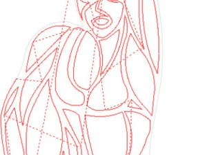 11 DXF File CNC gcode Industrial Laser Cut plasma router SPORT SWIMMING Nr0054 3D Model