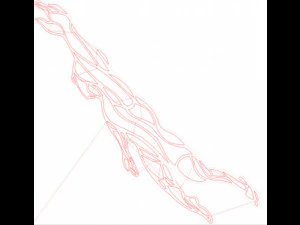 11 DXF File CNC gcode Industrial Laser Cut plasma router SPORT SWIMMING Nr0054 3D Model