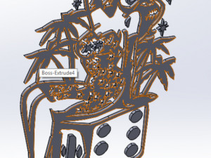 10 DXF File CNC g-code Industrial Laser Vector DXF Plasma Router Pin Up Nr0110 3Dモデル
