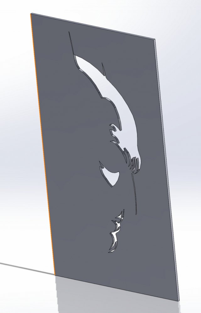 10 DXF File CNC industrial Laser Cut DECORATIVE PANEL BATMAN 10 files Nr0112 g-code nesting Modèle 3D .c4d .max .obj .3ds .fbx .stl .blend 