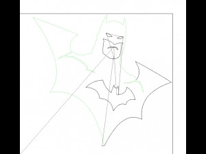 10 DXF File CNC industrial Laser Cut DECORATIVE PANEL BATMAN 10 files Nr0112 g-code nesting Modèle 3D