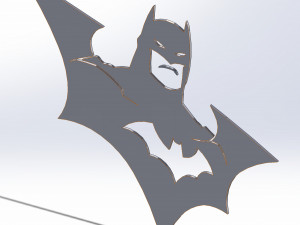 10 DXF File CNC industrial Laser Cut DECORATIVE PANEL BATMAN 10 files Nr0112 g-code nesting Modèle 3D