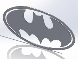 10 DXF File CNC industrial Laser Cut DECORATIVE PANEL BATMAN 10 files Nr0112 g-code nesting Modèle 3D