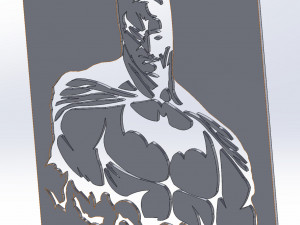 10 DXF File CNC industrial Laser Cut DECORATIVE PANEL BATMAN 10 files Nr0112 g-code nesting Modèle 3D