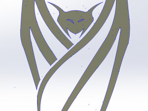 10 DXF File CNC industrial Laser Cut DECORATIVE PANEL BATMAN 10 files Nr0112 g-code nesting Modèle 3D