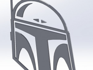 10 DXF File CNC g-code Industrial Laser Cut The Mandalorian Vector DXF Nr0113 Modello 3D