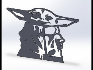 10 DXF File CNC g-code Industrial Laser Cut The Mandalorian Vector DXF Nr0113 Modello 3D