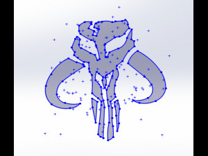 10 DXF File CNC g-code Industrial Laser Cut The Mandalorian Vector DXF Nr0113 Modello 3D
