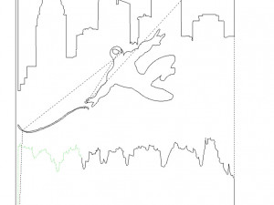 10 DXF File CNC g-code Industrial Laser Cut Spidermen Vector DXF Router Nr0114 3D Model