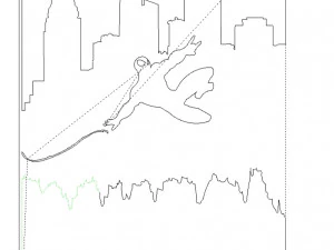 10 DXF File CNC g-code Industrial Laser Cut Spidermen Vector DXF Router Nr0114 3D Model