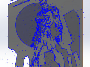 10 DXF File CNC g-code Industrial Laser Cut Spidermen Vector DXF Router Nr0114 3D Model