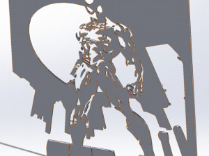 10 DXF File CNC g-code Industrial Laser Cut Spidermen Vector DXF Router Nr0114 3D Model