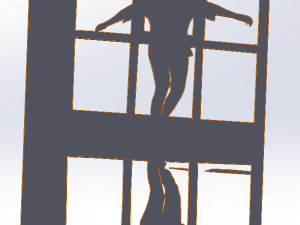 20 DXF File CNC g-code Industrial Laser Cut DECORATIVE PANEL silhouete Nr0116 Model 3D