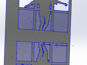 20 DXF File CNC g-code Industrial Laser Cut DECORATIVE PANEL silhouete Nr0116 Model 3D